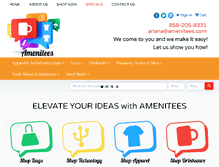 Tablet Screenshot of amenitees.com